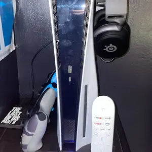 Multi Functional PS5 Cooling Stand with Fast Charging Dock Dual Fan System for Console Accessories